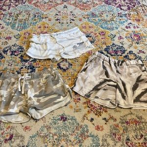 3 pairs of shorts